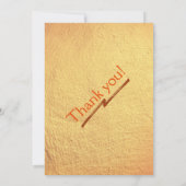 Moderne Lieve Jongen Karate Silhouet Kinderverjaar Bedankkaart (Achterkant)