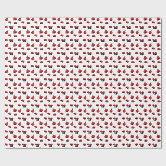 Moderne lieve lieveheersbeestjes cadeaupapier (Vlak)