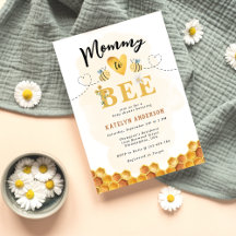 Moderne Lieve Mam Baby Shower voor Bijtje Geslacht