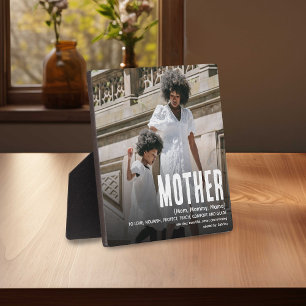 Moderne Lieve MOEDER Definitie & Foto Fotoplaat