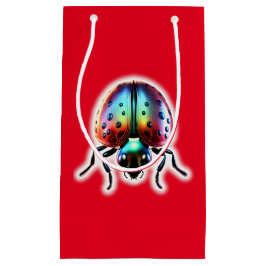 Moderne lieveheersbeestje klein cadeauzakje