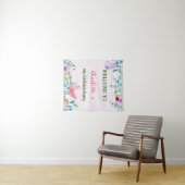 Moderne lieveheersbeestje vlinder kleurrijke bloem wandkleed (In Situ (horizontaal))