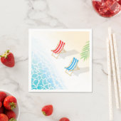 Moderne ligstoelen bij Seaside Art Servet (Insitu)