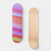 Moderne lijn art meestal roze gedempt persoonlijk skateboard (Voorkant)
