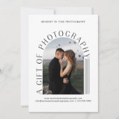 Moderne Lijnboog Fotografie Cadeaubon (Voorkant)