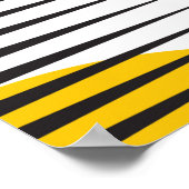 Moderne lijnen en naadloos patroon met geometrisch poster (Hoek)