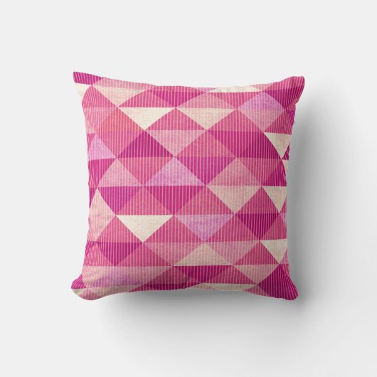 Moderne lijnen geometrisch | fuschia kussen (Voorkant)