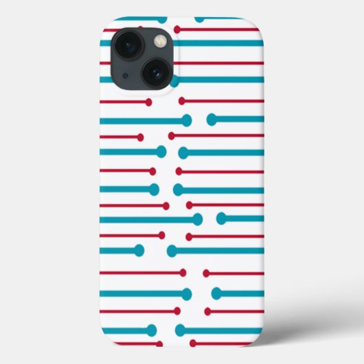 Moderne lijnen halverwege de eeuw Case-Mate iPhone case (Achterkant)
