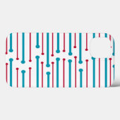 Moderne lijnen halverwege de eeuw Case-Mate iPhone case (Achterkant (horizontaal))