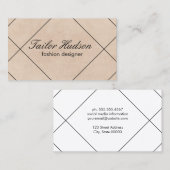 Moderne lijnen / textuur visitekaartje (Voorkant / Achterkant)