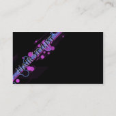 Moderne lijnen visitekaartje (Achterkant)