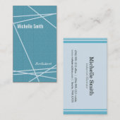 Moderne lijnen visitekaartje (Voorkant / Achterkant)
