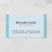 Moderne lijnen visitekaartje (Achterkant)