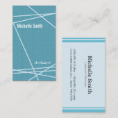 Moderne lijnen visitekaartje (Voorkant / Achterkant)