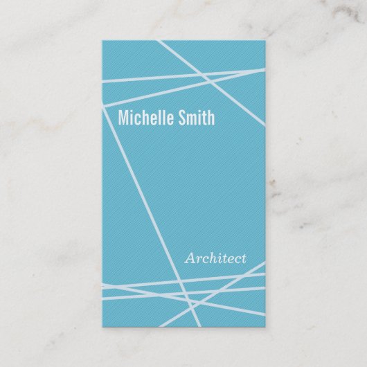 Moderne lijnen visitekaartje (Voorkant)