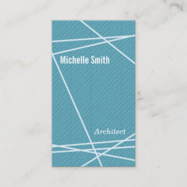 Moderne lijnen visitekaartje
