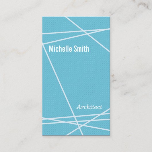 Moderne lijnen visitekaartje (Voorkant)