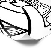 Moderne lijnillustraties en uw Logo met bewerkbare Perfect Poster (Hoek)