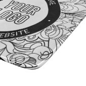 Moderne lijnillustraties en uw Logo met bewerkbare Snijplank (Hoek)