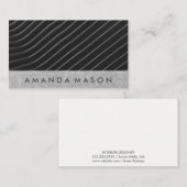 Moderne Lijnkunst | Interieurontwerp | Fotografie Visitekaartje (Voorkant / Achterkant)