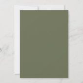 Moderne Lijnkunst Koppel Uitnodiging (Achterkant)