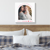 Moderne Lijst Aangepaste Moederdag Fijne eerste fo Canvas Afdruk (Insitu (Slaapkamer))