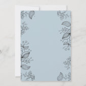 Moderne lijst foto Feestdagen Kaart (Achterkant)