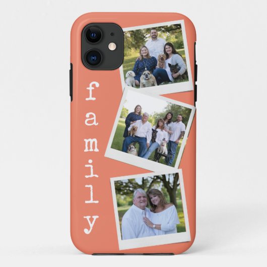 Moderne Lijst koraal fotocamera direct camera Case-Mate iPhone Case (Achterkant)