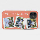 Moderne Lijst koraal fotocamera direct camera Case-Mate iPhone Case (Achterkant (horizontaal))