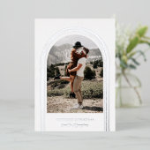 Moderne Lijst met geborstelde baard Folie Feestdagenkaart (Staand Voorkant)