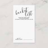 Moderne lijst met kabelbindingen voor script advieskaart (Voorkant)