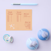 Moderne lijst met prijzen voor Eyelash Services Flyer (Enkel)