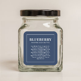 Moderne lijst met witte rand Aangepaste kleuringre Vierkante Sticker