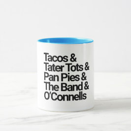 Moderne lijst van favoriete dingen | mok