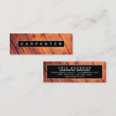 Moderne lijst voor kunsthoutbewerking mini visitekaartje (Voorkant / Achterkant)