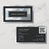 Moderne lijst voor wolken visitekaartje (Voorkant / Achterkant)