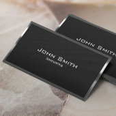 Moderne Lijst zwarte koolstofvezel Songwriter Visitekaartje