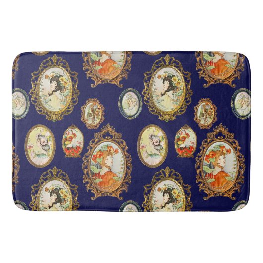 Moderne  Lijsten voor nieuwe meisjes Badmat (Voorkant)