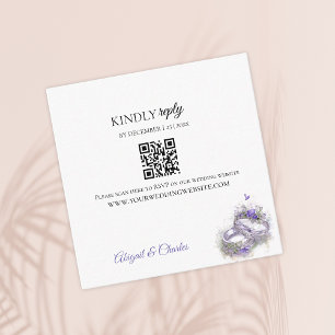 Moderne lila Behuizing Kaart