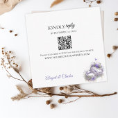 Moderne lila Behuizing Kaart