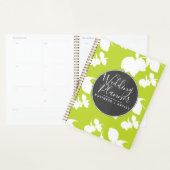 Moderne Lime Lemon Silhouet Trouw Planner (Display)