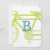  moderne Limoen babyjongen Kaart (Achterkant)