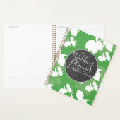 Moderne Limoen Citroen Silohuette Bruiloft Planner (Display)
