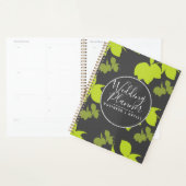 Moderne Limoen Citroen Silohuette Bruiloft Planner (Display)