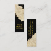 Moderne line Art Florist Product Labels Kaart (Voorkant / Achterkant)