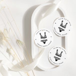 Moderne lingerie bruidsfeest bedankt bedankjes labels<br><div class="desc">Dit prachtige ontwerp maakt deel uit van de Modern Brush Script lingerie bruidsfeestcollectie.</div>