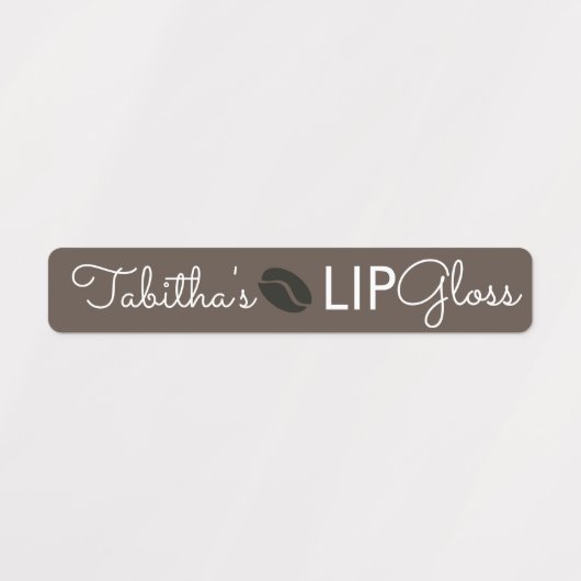 Moderne Lip Gloss Coffee Branding Packaging Labels (Design 2)