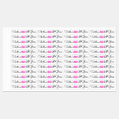 Moderne Lip Gloss Pink Branding Packaging Labels (Vel)