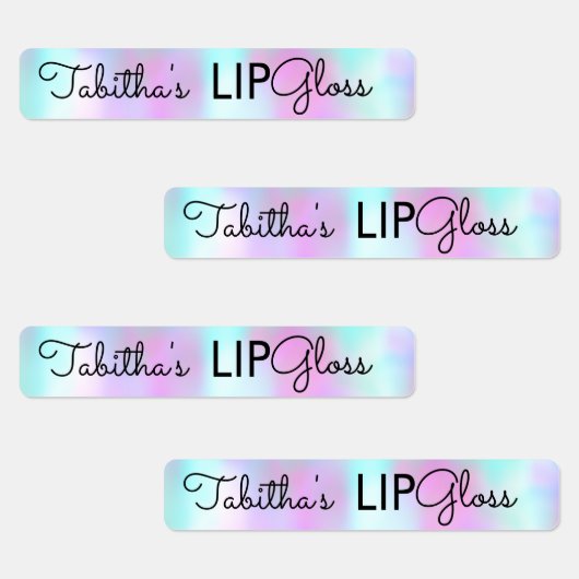 Moderne Lip Gloss Snoep Branding Packaging Labels (Groep)