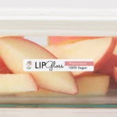 Moderne Lip Gloss Watermelon Branding Packaging Labels (Aangebracht)